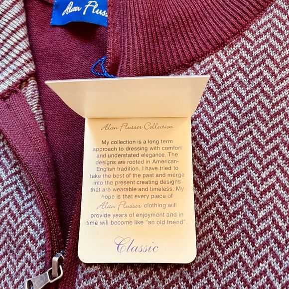 Alan Flusser 100% Cotton Sweater💪🏽💯🕶️ - Picture 4 of 6